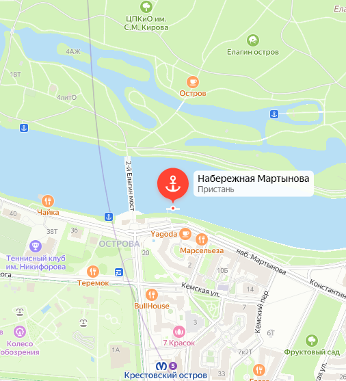 От Крестовского до Грибоедова